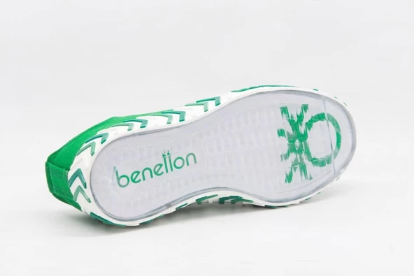 BENETTON 30624 Yeşil Kadın Ayakkabı - 5