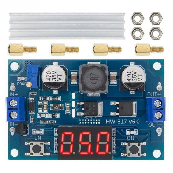 LTC1871 Step Up Ayarlanabilir Voltaj Regulator Kartı(3,5-30V 10A)