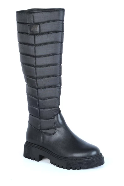 MP 232-2752ZN Siyah Kışlık Kadın Çizme Bot Ayakkabı - 2