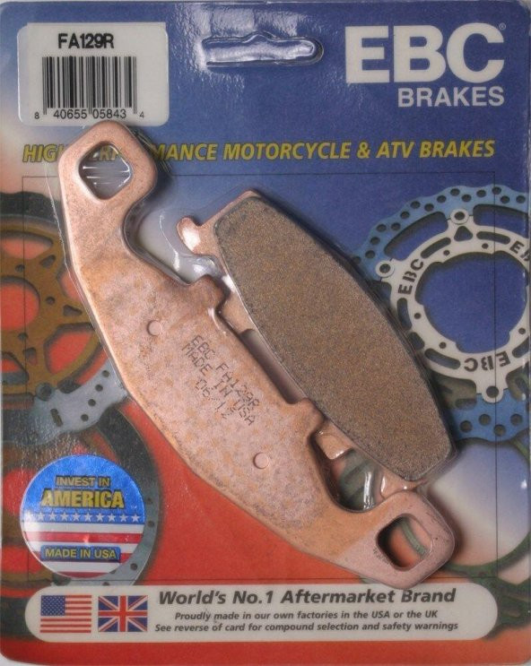 Ebc Fa129R 1997-2007 Kawasaki ER-5 Uyumlu Ön Fren Balatası Sinterli Balata