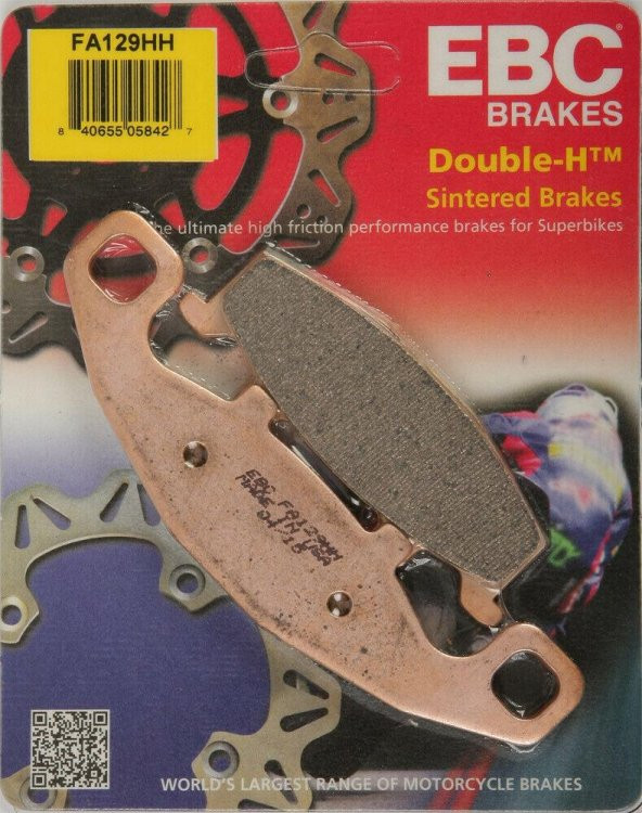 Ebc Fa129Hh 1997-2007 Kawasaki ER-5 Uyumlu Ön Fren Balatası Sinterli Balata