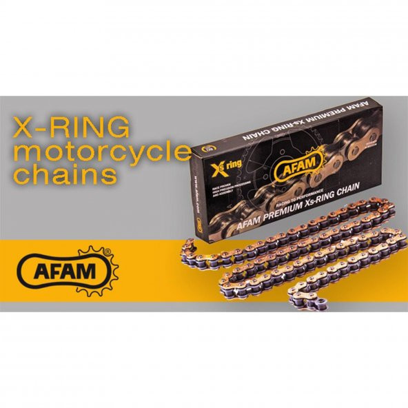 AFAM A520-106XMR3 1997-2006 Kawasaki ER-5 Uyumlu Zincir XMR3 Xring Çelik Renk - 4