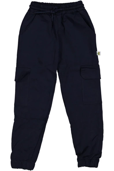 Erkek 5/15 Yaş Kargo Cepli Lastik Paça Düz Tek Alt BGL-ST03128 - 4