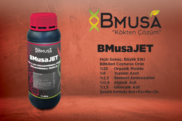 Bmusa Jet Yaprak Gübresi 1 Lt.