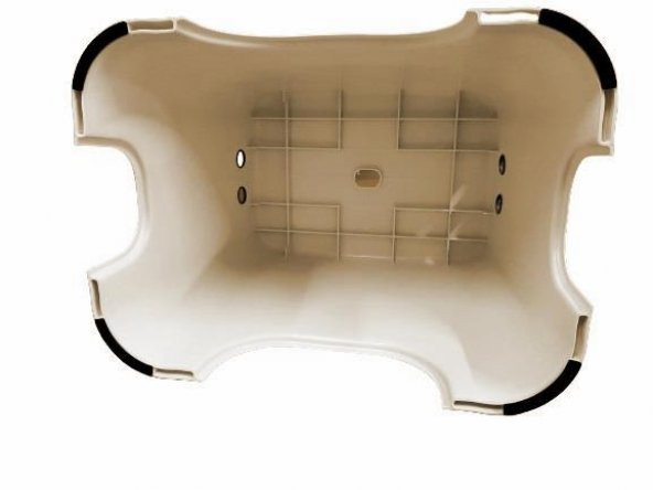 Geseus Banyo Taburesi Çok Amaçlı Tabure Kaymaz Ayakalı Max-140kg Taşıma Kapasitesi-Bej-5171-84B - 6