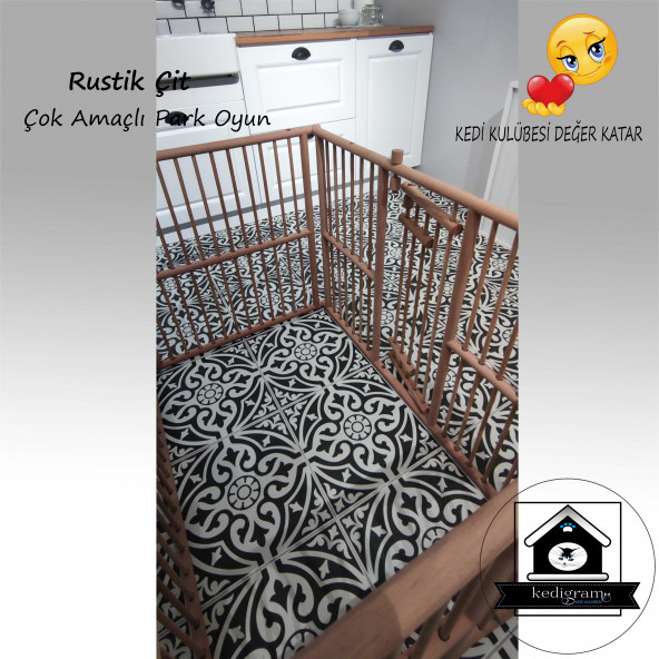 100X70cm Yüksek ÇİFT KAPILI Köpek Çiti Oyun Alanı Köpek Çiti - 3