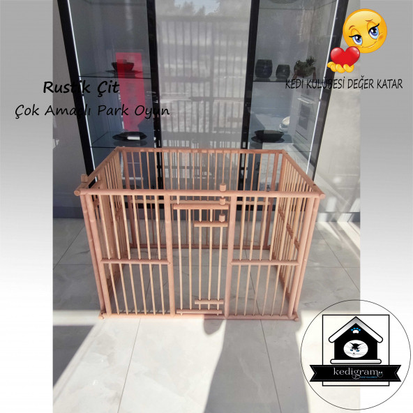 100X70cm Yüksek ÇİFT KAPILI Köpek Çiti Oyun Alanı Köpek Çiti - 6