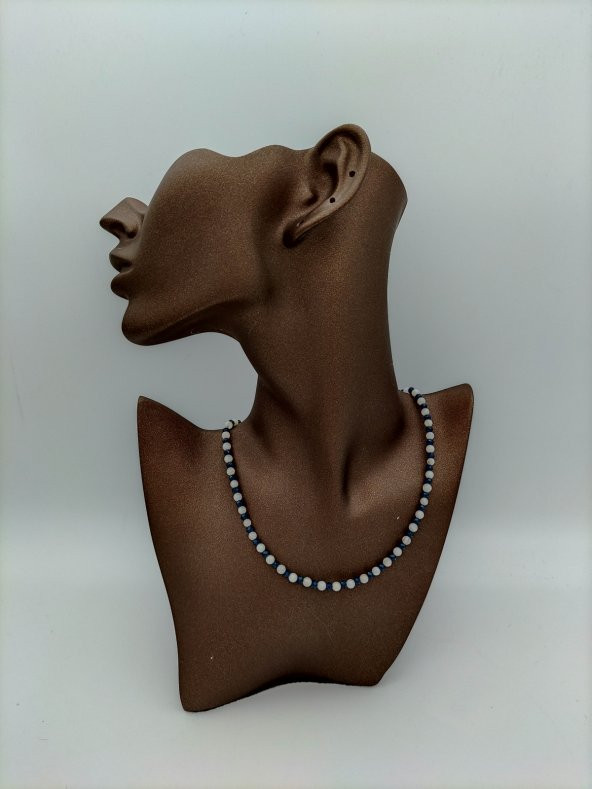 STONEAGE Şifa Kolyesi Sedef ve Çek Kristali - Resim 2