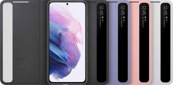 Samsung Galaxy S21+ Plus Smart Clear View Kapaklı Kılıf (Samsung Türkiye Garantili) ürün görseli 1