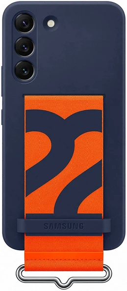 Samsung Galaxy S22 Kayışlı Silikon Kılıf, S22 Silicone Cover EF-GS901