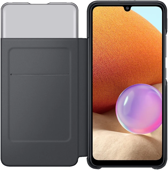 Samsung Galaxy A32 S View Akıllı Kılıf Kapaklı Cüzdan Kılıf EF-EA325P - Resim 4