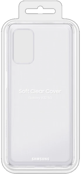 Samsung Galaxy A32 Soft Clear Cover Yumuşak Şeffaf Kılıf EF-QA325T - 9