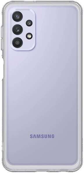 Samsung Galaxy A32 Soft Clear Cover Yumuşak Şeffaf Kılıf EF-QA325T - 2