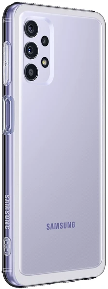 Samsung Galaxy A32 Soft Clear Cover Yumuşak Şeffaf Kılıf EF-QA325T - 6