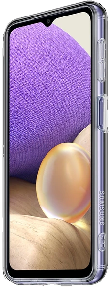 Samsung Galaxy A32 Soft Clear Cover Yumuşak Şeffaf Kılıf EF-QA325T - 7