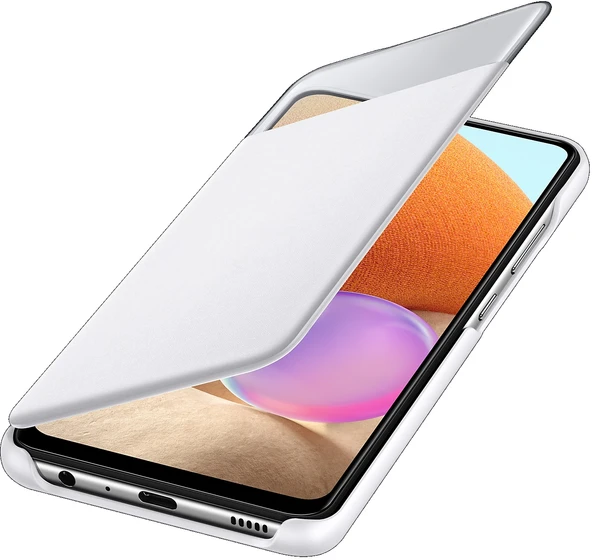 Samsung Galaxy A32 S View Akıllı Kılıf Kapaklı Cüzdan Kılıf EF-EA325P - 10