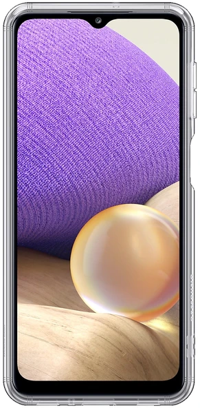 Samsung Galaxy A32 Soft Clear Cover Yumuşak Şeffaf Kılıf EF-QA325T - 5