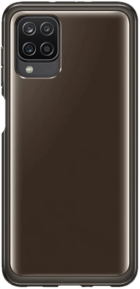 Samsung Galaxy A12 Soft Clear Cover Yumuşak Şeffaf Kılıf EF-QA125T - Resim 5
