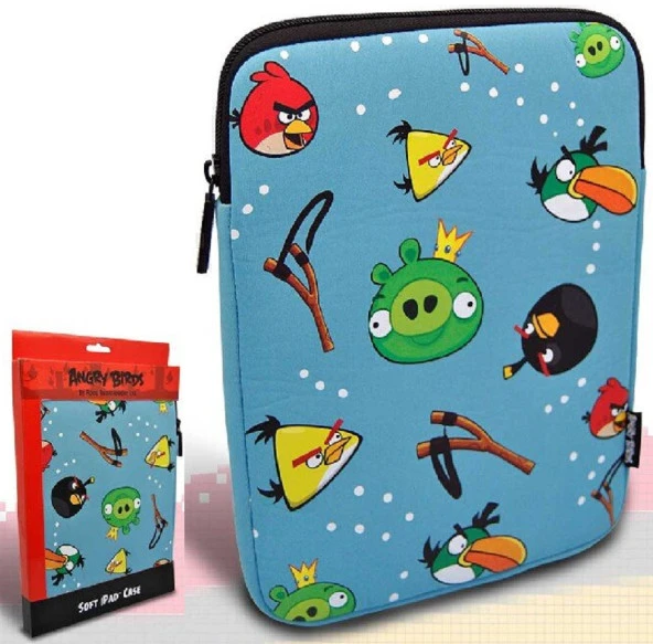 Angry Birds Apple iPad 9,7 inç Premium Soft Koruma Kılıfı