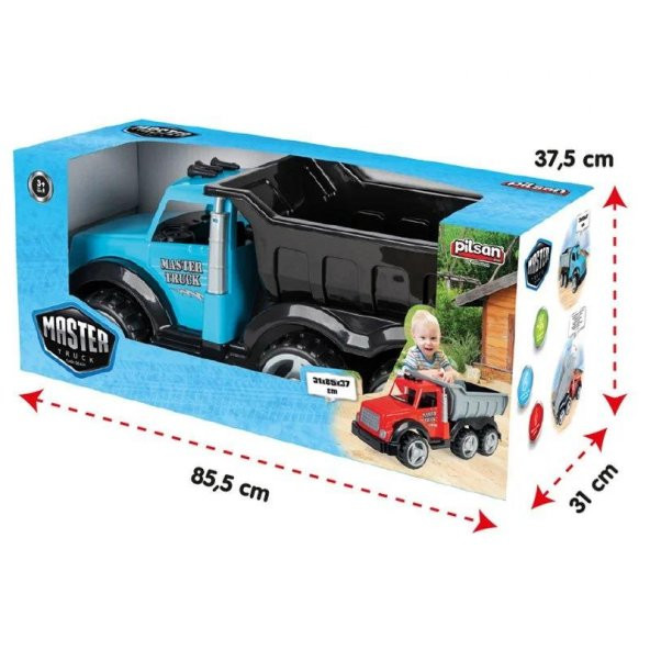 Pilsan Oyuncak Master Truck Kamyon (Karışık Renk 1 Adet) - 3
