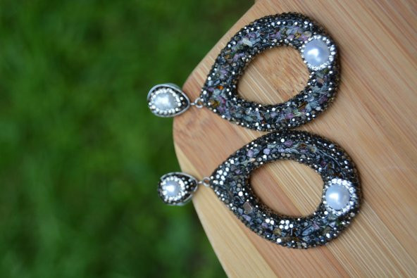 STONEAGE JEWELLERY Özel Tasarım Küpe - Resim 2