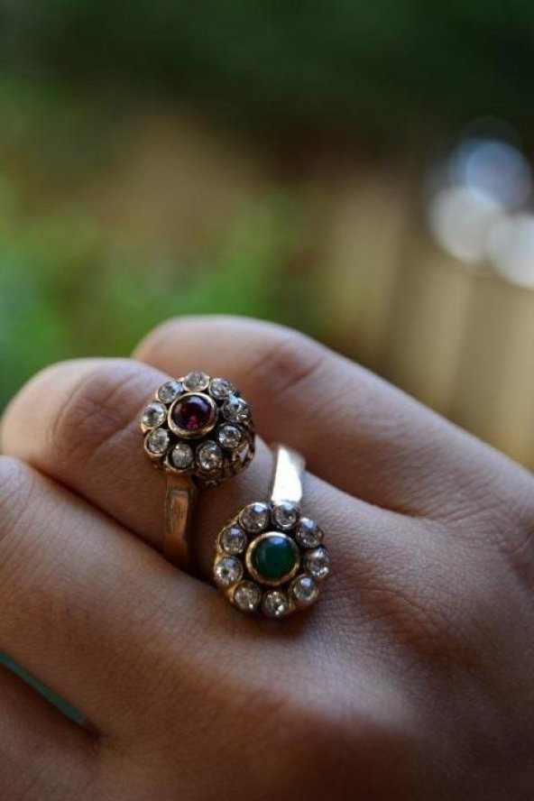 STONEAGE Papatya Ayarlanabilir Kadın Yüzük - Resim 2