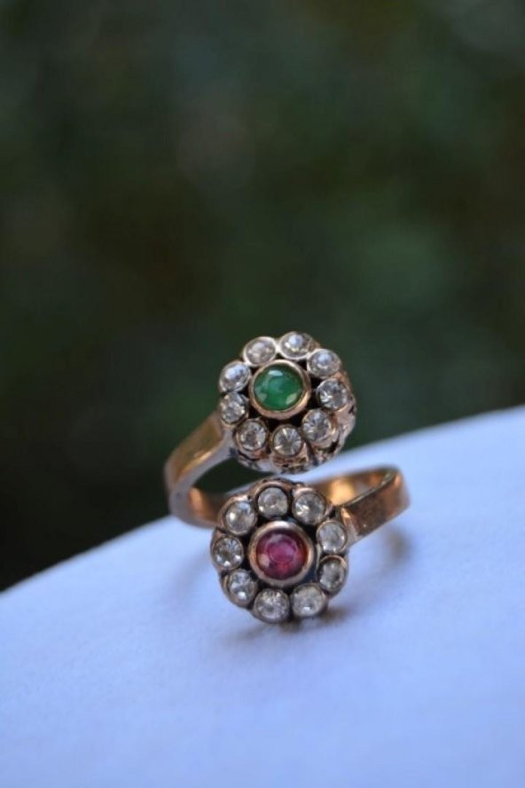 STONEAGE Papatya Ayarlanabilir Kadın Yüzük - Resim 4