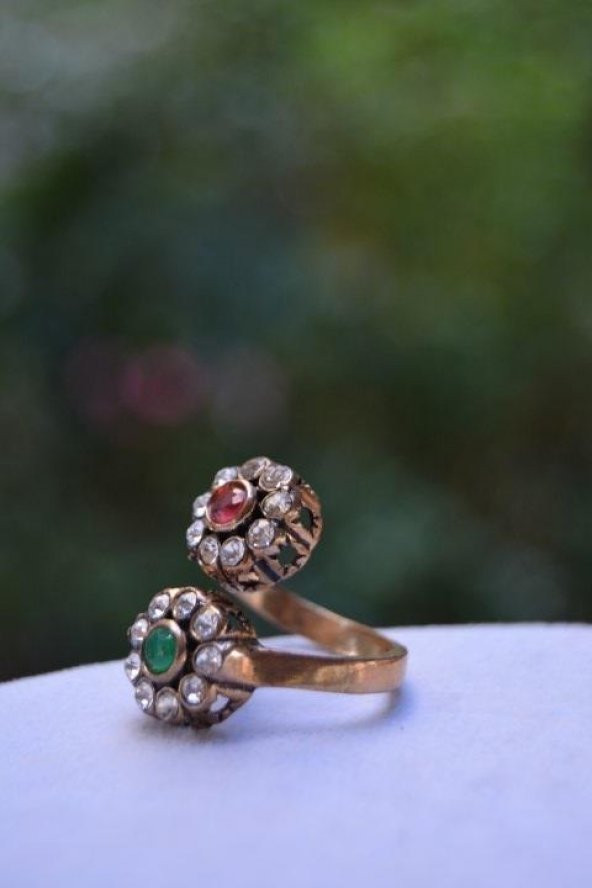 STONEAGE Papatya Ayarlanabilir Kadın Yüzük - Resim 7