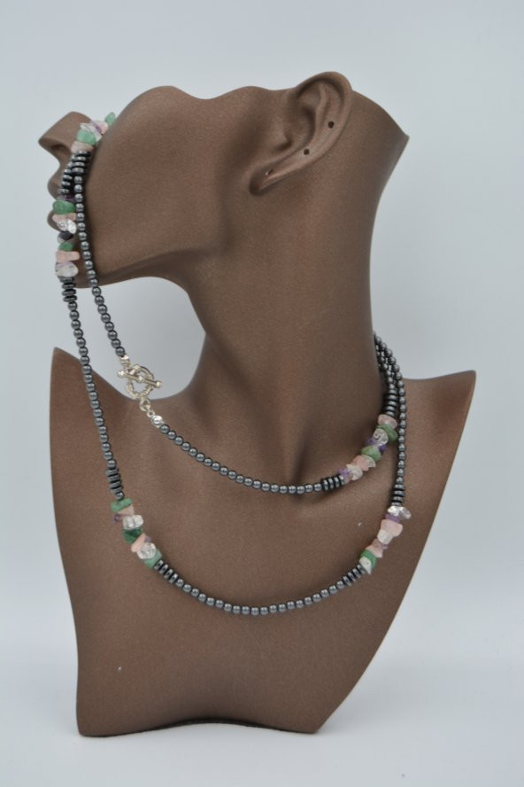 STONEAGE En Sevilen Taşlardan Gemici Kilitli Şifa Kolyesi - Resim 3