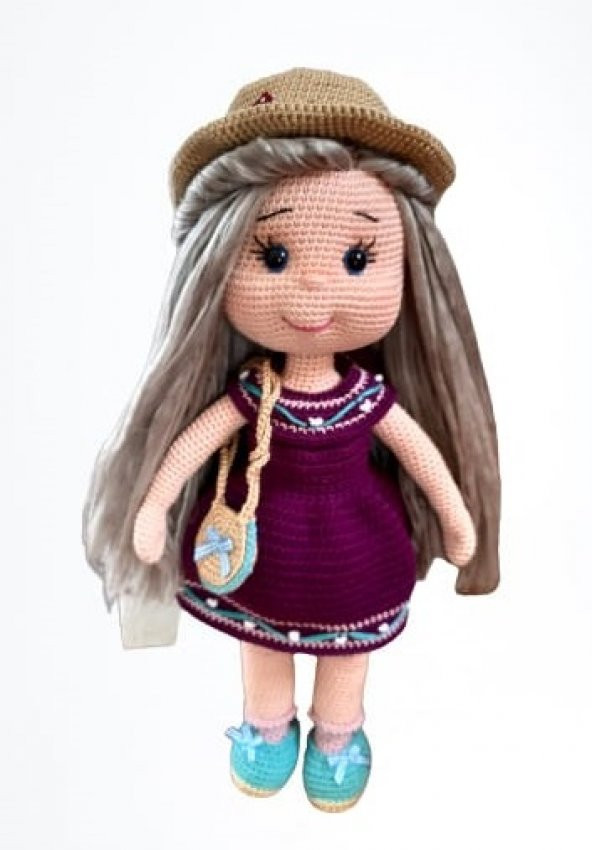 Ayşecik Bebek Amigurumi Organik Oyuncak - 1