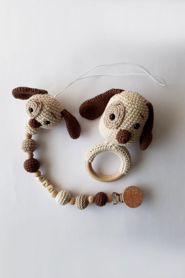 Uykucu Köpüş Uyku Arkadaşı Takımı Amigurumi Organik Oyuncak - 2