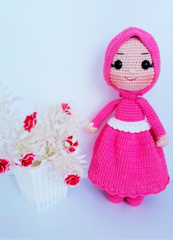 Tesettürlü Bebek Amigurumi Organik Oyuncak - 2