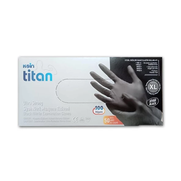 Koin Titan Nitril 50 Adet Eldiven