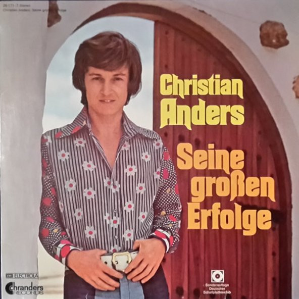 Christian Anders – Seine Großen Erfolge pop rock plak alithestereo