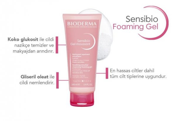 Bioderma Sénsibio Foaming Gel 100 ml