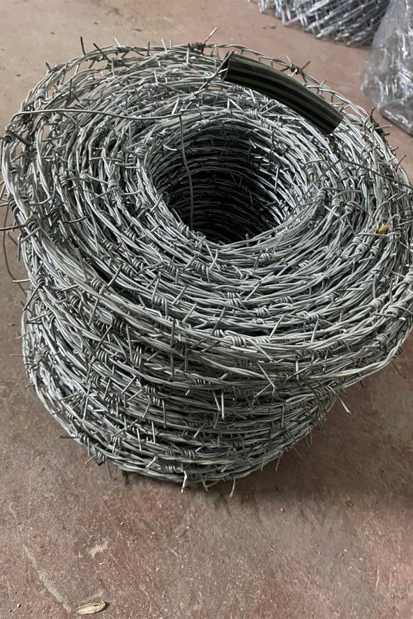 -250 Metre Dikenli Tel. 1.8mm Kalınlığında Dikenli Tel. Bahçe Çiti.