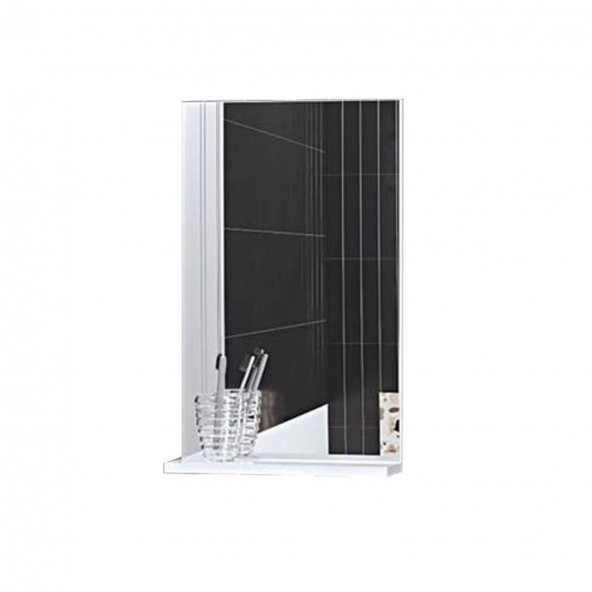 Denko Rio 45 MDF Lake Banyo Dolabı Aynalı Üst Modülü ürün görseli