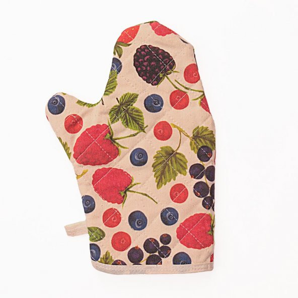 Molinella Yanmaz Kapitone Duck Kumaş Renkli Fırın Eldiveni 20x27 cm Tekli - 7