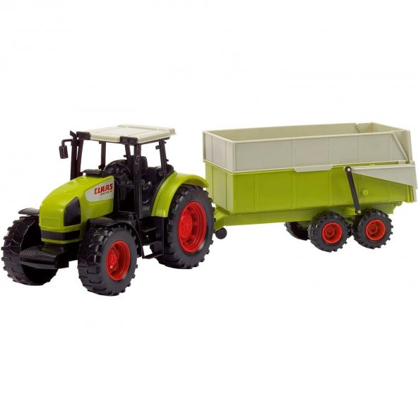 Dickie Claas Ares Römorklu Traktör 57cm Dickie Claas Ares Set Tractor - 3