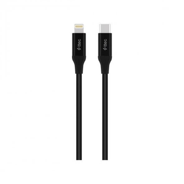 Ttec 2DK40S Usb-c - Lightning Hızlı Şarj Kablosu 150 cm Siyah