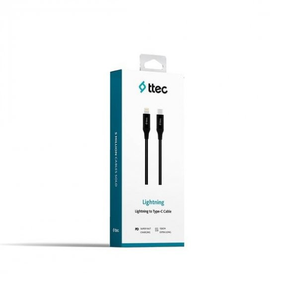 Ttec 2DK40S Usb-c - Lightning Hızlı Şarj Kablosu 150 cm Siyah - 2