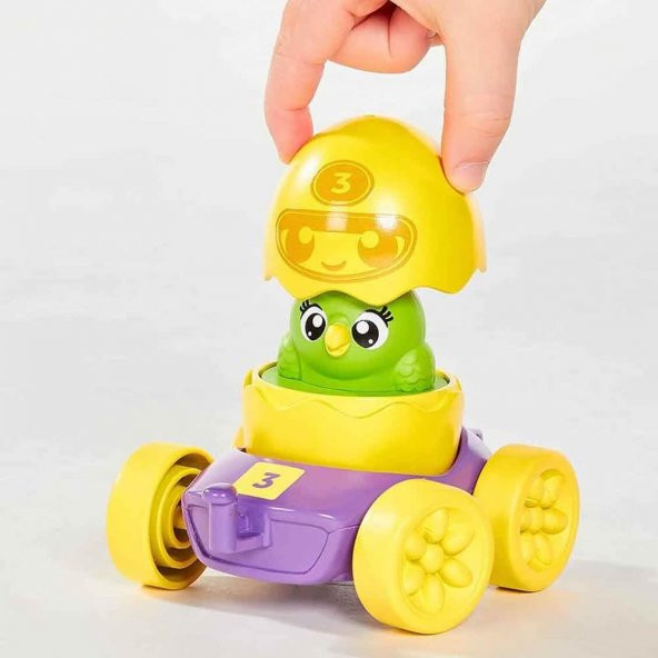 Adore Oyuncak Tomy Toomies Yarışçı Yumurtalar 73088, Çocuklar İçin Yumurta Figür Oyuncak - 3