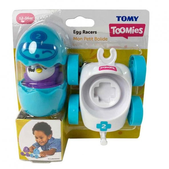 Adore Oyuncak Tomy Toomies Yarışçı Yumurtalar 73088, Çocuklar İçin Yumurta Figür Oyuncak - 6