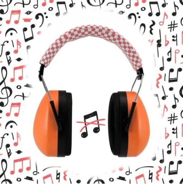 Alecto Baby Turuncu BV-71 OE Bebek & Çocuk Koruma Kulaklığı Earmuffs for Babies and Toddlers - 4