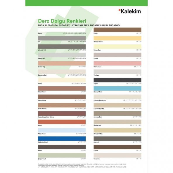 Kalekim 2240 Ultra Fuga Saten Gri 5 Kg - Resim 2