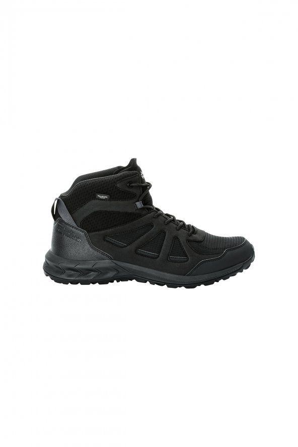 4051261_6000 Woodland 2 Texapore Mid M Black Erkek Outdoor Bot