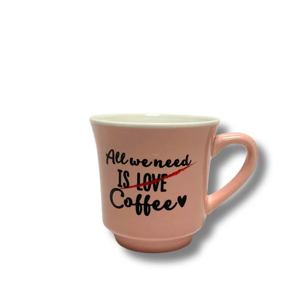 Mahmood Mottolu Pembe  Porselen Kupa - 2