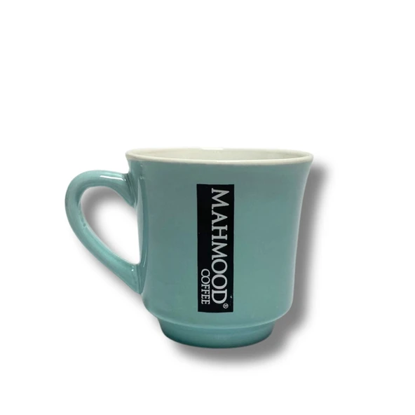 Mahmood Mottolu Mavi Porselen Kupa