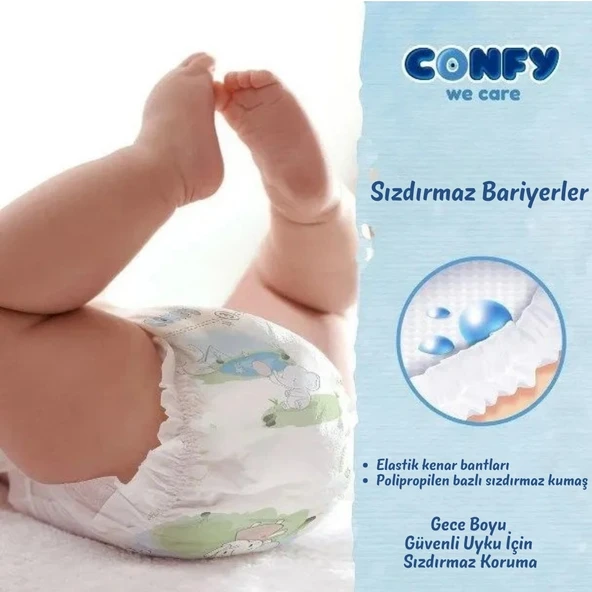 Confy Premium 5 Numara Bebek Bezi Junior 11 - 18 KG 160 Adet - Resim 7