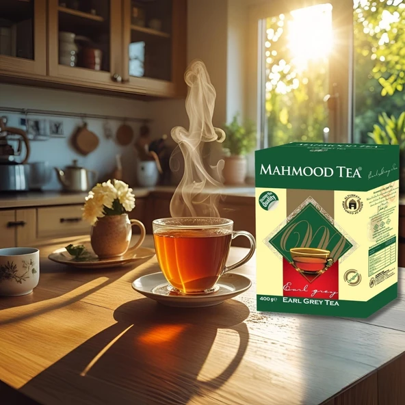 Mahmood Tea Bergamotlu Seylan Dökme Çayı Earl Grey  Kutu 400 G - 3